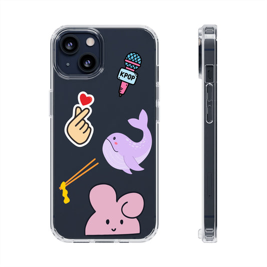 Clear Phone Case - K-Pop Style
